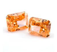 6X8-7X9mm Octangle Radiant Crushed Ice Cut Loose CZ Stone 5A Cubic Zirconia Synthetic Gems No. 09 Color 7x9mm 10pcs