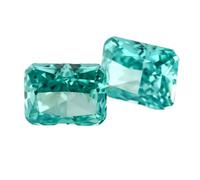 6X8-7X9mm Octangle Radiant Crushed Ice Cut Loose CZ Stone 5A Cubic Zirconia Synthetic Gems No. 14 Blue GN8 6x8mm 2pcs