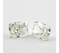 6X8-7X9mm Octangle Radiant Crushed Ice Cut Loose CZ Stone 5A Cubic Zirconia Synthetic Gems No. 23 Fancy Blue1 7x9mm 2pcs