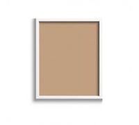 6x8 Picture Frame, Wall Hanging Wooden Photo Frame, Display 6x8 without Mat or 4x6 Pictures with Mat White 1 Pcs