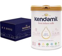 (6x800g) Kendamil Classic First Infant Milk - Stage 1 from Birth, Whole Milk Formula, Vegetarian, No Palm Oil, No GMOs and with Omega 3 DHA, Omega 6 ARA and Prebiotics