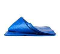 6X8M Blue Lightweight Waterproof Tarpaulin Reinforced Camping Cover, 60 G M²