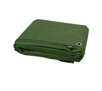 6X8M Green Heavy Duty Tarpaulin Sheet Waterproof & Reinforced 90Gsm