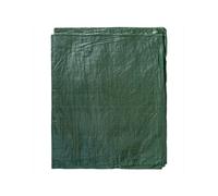 6x8m Green Tarpaulin 50gsm 19.69ft x 26.25ft Waterproof Multi-Use Sheet with Eyelets for Garden, Caravan, Camping, Ground Cover
