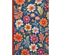 6x9 Blue with Flowers 90 Day Journal: With Sudoku Puzzles