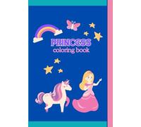6x9 Princess Coloring Book: Fun Activity Book for Kids Ages 3-10