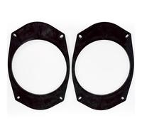 6x9 to 6.5 Inch Speaker Adapter Spacer Rings for Select Dodge Chevrolet Jeep Chrysler GMC Models, Universal Door Speaker Installation Plate Converter, 1 Pair