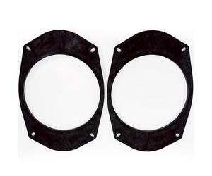 6x9 to 6.5 Inch Speaker Adapter Spacer Rings for Select Dodge Chevrolet Jeep Chrysler GMC Models, Universal Door Speaker Installation Plate Converter, 1 Pair