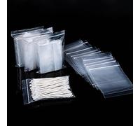 6x9cm Small Grip Seal Bags 300Pcs Mini Sealable Plastic Bags Clear Ziplock Bag Reusable Tiny Transparent Polythene Pouches for Storage Beads Cookies Candies Jewellery