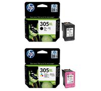 6ZA94AE Kit 2 Original Cartridges For HP 305 XL DeskJet Plus 4120 All-in-One DeskJet 2720 All-in-One Envy 6020 All-in-One Envy Pro 6420 All-in-One