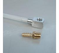 7-0948 Universal Fuel Pickup Tube with Strainer & Barb Fitting - 12 Inch Marine Grade Hose Tube for Boat Gas Tank