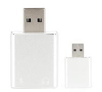 7.1-Channel External Soundcard, Audio Card, Drive-Free Audio Interface for Desktop Notebook