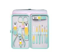 7/10/12/18pcs Set Professional Stainless Steel Manicure & Pedicure Kit Precision Nail Care with Travel Case with Nail Clipper,12 pcs Set