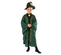 (7-10 Years, Green) Harry Potter Childrens/Kids Professor McGonagall Costume