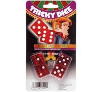 7-11 Tricky Dice~Joke Cheater's Trick Dice~Set of 2xTrick 2x Normal~Cheeky Prank