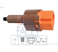 7.1282 Clutch Control (cruise Control) Switch Fits Nissan Note Juke Van By FACET