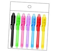 7/14 Pcs Children's Magics Pen Invisible Inks Pen with Lamp Spies Secret for Invisible Writing