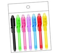 7/14 Pcs Invisible Inks Pen Spies Pen with Light for Secret Messages Detective Game and Classroom Treasure Hunts