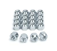 7/16-20 Open End Lug Nuts for Chevy Buick Pontiac Oldsmobile Stock Wheels, 20pcs One Piece Chrome 7/16 Lug Nuts 0.63" Height 3/4" Hex Replace Dorman 611-014 711-830 711-106