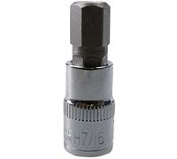 7/16" Hex Key Socket/Bit 3/8" Drive Imperial AF SAE 6 Sided Allen Key 48mm Cr-V
