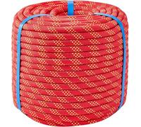 7/16 Inch 150ft Double Braided Polyester Arborist Rope, Heavy Duty Nylon Rope for Anchor, Tree Work, Cargo, Pulling, Sailing(Red)