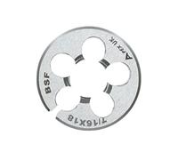 7/16" x 18 BSF 25mm Circular Die 1" Carbon Steel Thread Cutter British Standard Fine