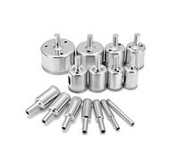7-16pcs 3mm-100mm Diamond Coated Hss Drill Bit Set Tile Marble Glass Ceramic Hole Saw open Drilling Bits Core,7pcs 6,18mm(16pcs 6-50mm B Set)