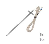 7" (180mm) RTD Temperature Probe Replacement for ZG-RTD-1, Compatible with Z Grills 10002B / 10002E / 1000C / 1000D / 1000E / 550A / 7002B / 7002E / 700D / 700E, with 48" Cord