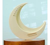 7/19 Strings Lyre Harp Mahogany Lettering Musical Notes, Lever Harp for Teenagers, Lap Harp for Band Accompaniment, Song Recording(7 strings)