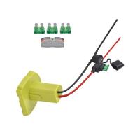 7.2-20V lithium battery power wheel conversion durability with 12AWG wiring and long term use