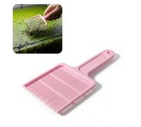 7.2 x 3.15 inch Duckweed Removal Tool for Aquarium - Floating Plant Skimmer for Fish Tanks & Ponds - Duckweed, Salvinia & Water Lettuce Remover - Durable Plastic (Pink)