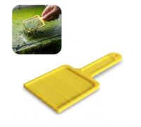 7.2 x 3.15 inch Duckweed Removal Tool for Aquarium - Floating Plant Skimmer for Fish Tanks & Ponds - Duckweed, Salvinia & Water Lettuce Remover - Durable Plastic (Yellow)