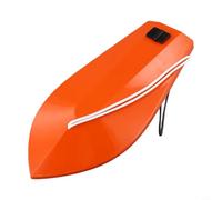 7#(210mm) Orange and White, Adjustable Fishing Diver Plate for Trolling - Artificial Bait Diving Board Tool, Special Plastic, Red, 150-390 mm Sizes, 36-310 g Weight, Upper/Mid-Level Fish Targeting