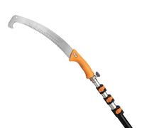 7-24 ft Pole Saw for Tree Trimming // Manual Telescopic Long Pole Tree Trimmer // Tree Trimming Saw with Extension Pole // The Ultimate Telescoping Palm Tree Pruner Long Pole Saw