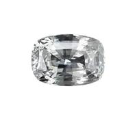 7.25 Ratti/6.55 Carat Genuine White Sapphire Gemstone Ceylon Wearing For Making Jewelry Purpose Premium Safed Pukhraj Stone Original Certified By Lab For Men And Women'S(Lab-Tested)-B0CT5LM4DNM
