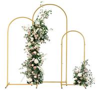 7.2Ft Metal Flower Display Arch Backdrop Stand