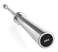 7.2FT Olympic Weightlifting Barbell - 50mm Diameter, 20KG Heavy-Duty Powerlifting Bar for Deadlifts, Squats & Strength Training Hard Chrome Finish, Knurled Grip, 750 lbs Max Load,Home Gym Equipment