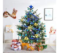 7.2ft real christmas tree, spruce hinged includes stand with roots eco- xmas tree,for holiday decoration the new