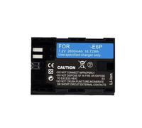 7.2V 2600mAh LP-E6P Rechargeable Camera Battery，Compatible For Canon，For R R5 R5 II R6 R6 II R7 5D II III IV 5DS R 6D 7D 60D 70D(1 Battery)