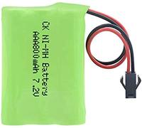 7.2v 800mah 6 AAA Rechargeable Ni-Mh Battery Pack, With Connector For Sm-2p Rechargeable Ni-Mh AAA Battery Packs
