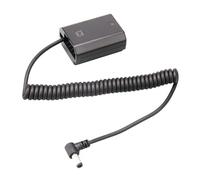 7.2V NP-FZ100 Dummy Battery Adapter with DC Coupler Coiled Cable Fit for A7R4 A7M4 A7R5 Camera External Power Source