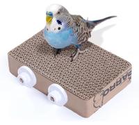 7.3 Inch Paper Bird Toys, Bird Platform, Parrot Toy, Help Birds Clean Beak