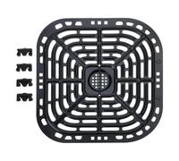 7.3 Inch Square Tray 4QT Air Replacement Grills Plate Pans Nonstick Suitable for Healthier Cooking Pizza Vegetable