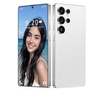 7.3INCH Full Screen S26 Ultra Built-in Pen Cheap Smartphone, 5G Global Version Original Unlocked Cellphones, 8000Mah Large Capacity Battery, Multi Language Support All-In-One Machine,White-7.3IN