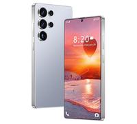 7.3INCH HD Unlocked S26 Ultra Mobile Phones, 16GB RAM 1TB ROM Ultra Thin Smart Phone, 8000Mah Fast Charge Office Phone, High Definition Triple Camera for Daily Life,Tianium Blue-1TB