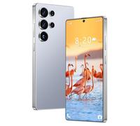 7.3INCH S25 Ultra Cheap Smartphone, 5G Global Version Original Cellphones, 8000Mah Large Capacity Battery, Multi Language Support, Snapdragon 8 gen3(10 cores),Tianium Blue-1TB