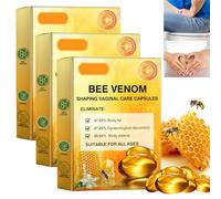 7*3Pcs Bee Venom Repair Vag/inal Capsules,Bee Venom Capsules,Bee Venom Femi/nine Repair Ti/ghten Capsules,Vag/inal Tigh/tening Products for Woman,Firming and Care Vag/Ina,Bee Venom Vag/inal Capsules