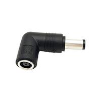 7.4 mm to 7.4 mm Right Angle 90-degree Power Adapter Connector Converter for Hp Pavilion Probook Elitebook Envy Compaq Presario Laptop AC Charger Cord