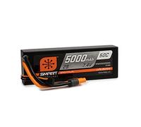 7.4 V 5000 mAh 2S 50C Smart Hard Case LiPo Battery: IC3