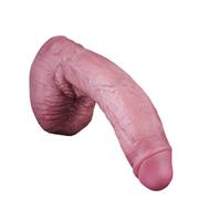 7.48 Inch Dual-Density Liquid Silicone Realistic Dildo with Strong Suction Cup, Soft Flexible G-Spot Massager, Flesh Tone, Discreet Adult Sex Toy for Women Men Couples (Flesh Color)
